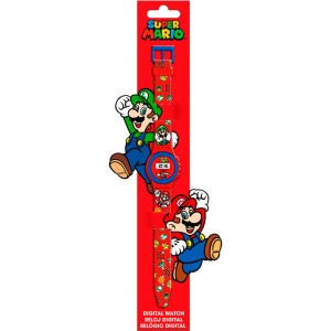 Super Mario Bros orologio digitale box